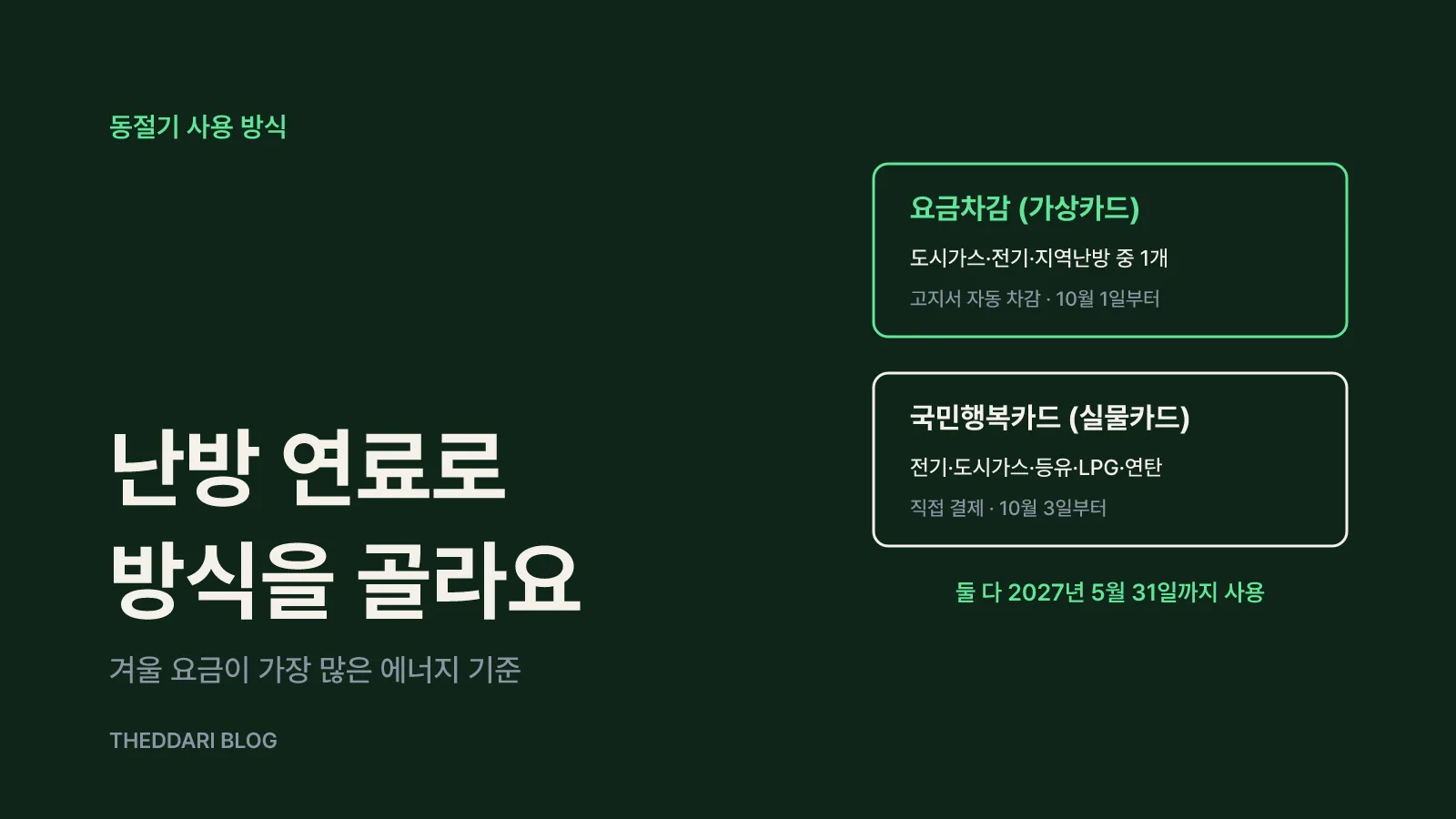 요금차감과 국민행복카드 중 무엇을 고를까요